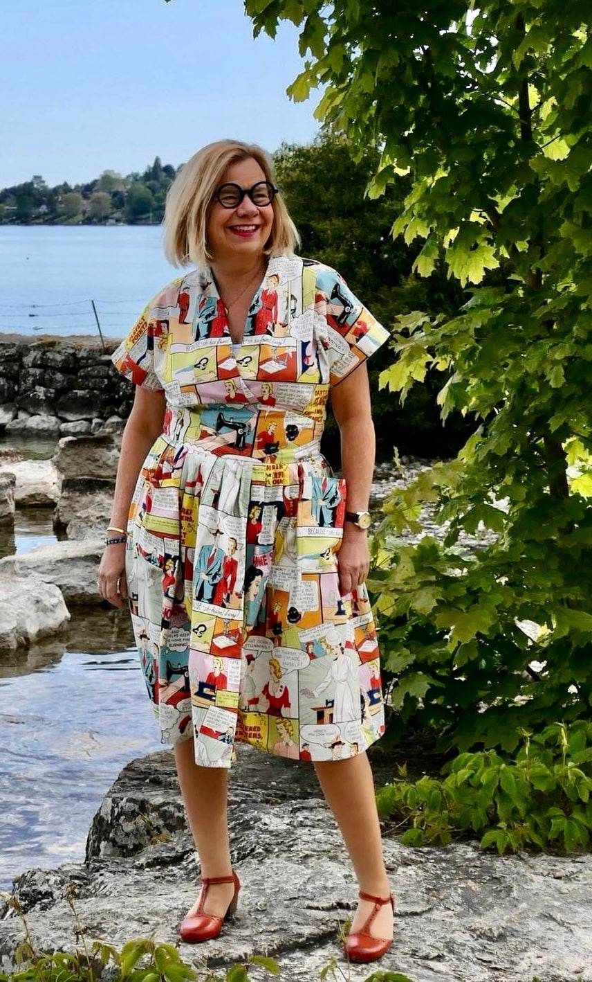 Schnittmuster Kleid im 50er Jahre Stil TULIPA (34-56) : - Sewando
