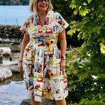 Schnittmuster Kleid im 50er Jahre Stil TULIPA (34-56) : - Sewando