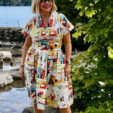 Schnittmuster Kleid im 50er Jahre Stil TULIPA (34-56) : - Sewando