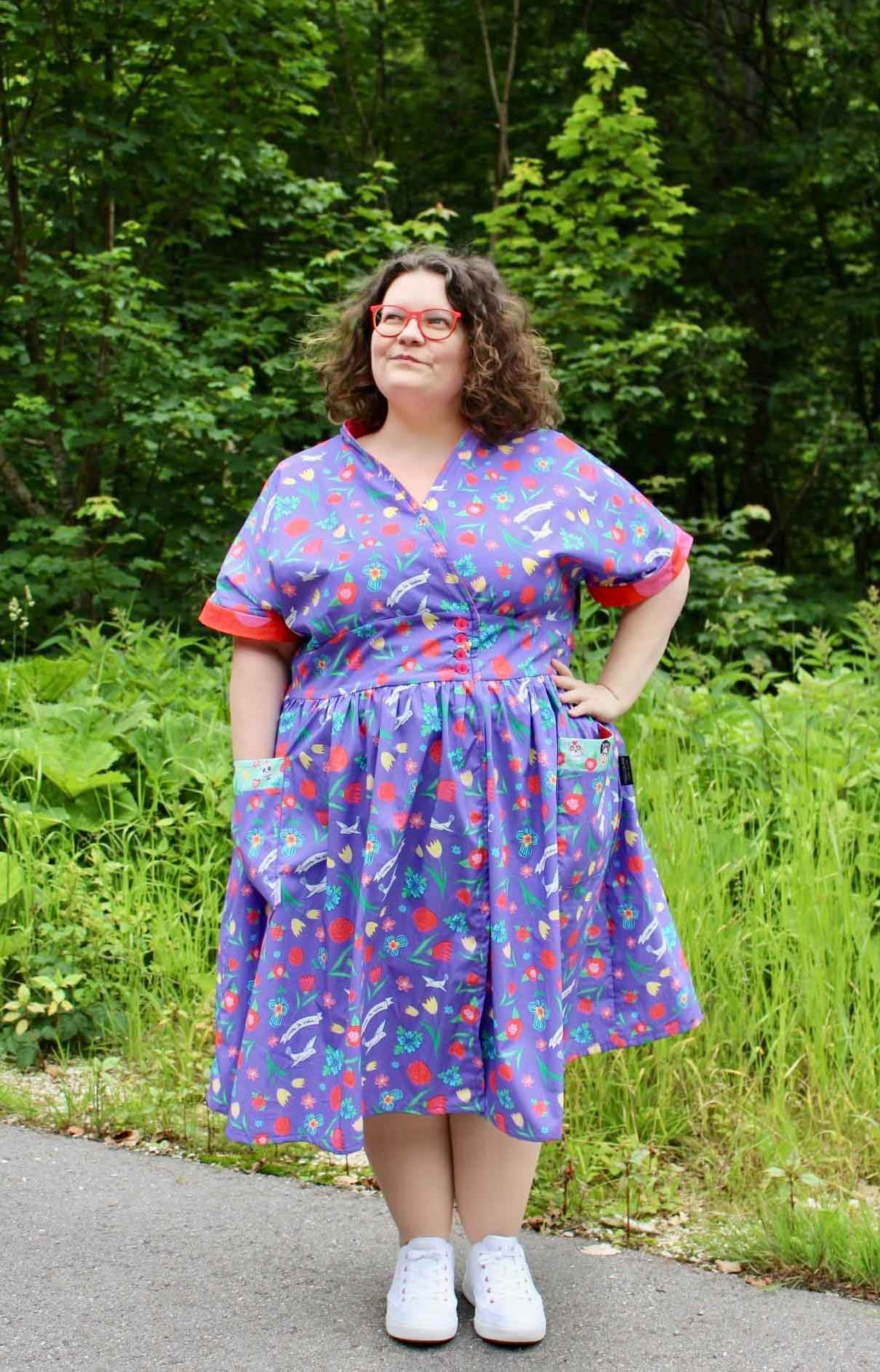 Schnittmuster Kleid im 50er Jahre Stil TULIPA (34-56) : - Sewando