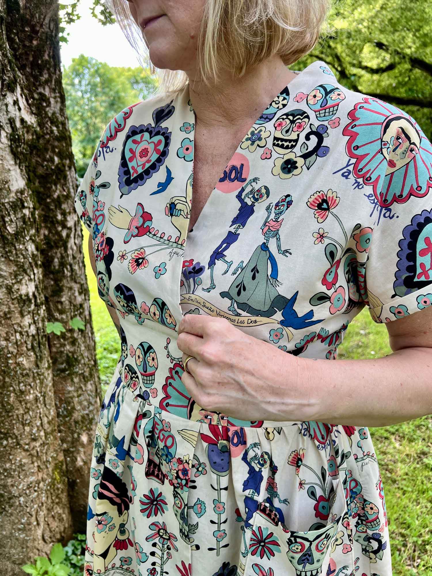 Schnittmuster Kleid im 50er Jahre Stil TULIPA (34-56) : - Sewando