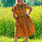 Schnittmuster Kleid im 50er Jahre Stil TULIPA (34-56) : - Sewando