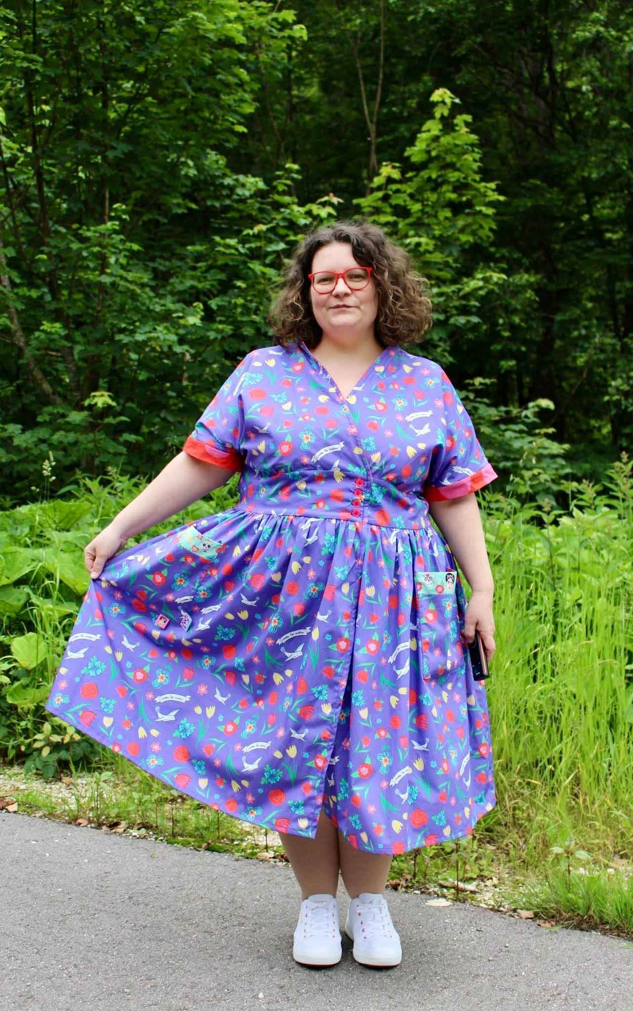 Schnittmuster Kleid im 50er Jahre Stil TULIPA (34-56) : - Sewando