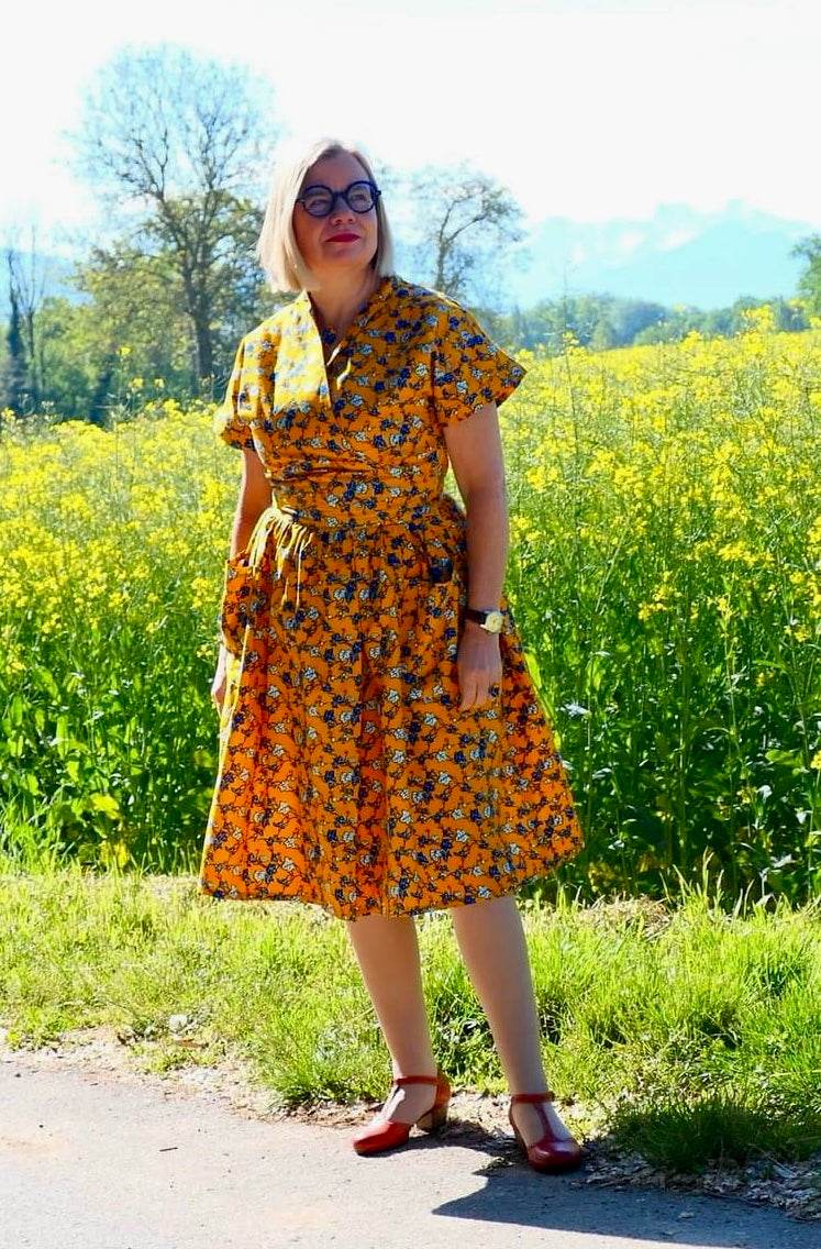 Schnittmuster Kleid im 50er Jahre Stil TULIPA (34-56) : - Sewando