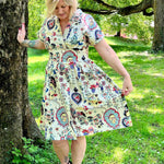 Schnittmuster Kleid im 50er Jahre Stil TULIPA (34-56) : - Sewando