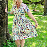 Schnittmuster Kleid im 50er Jahre Stil TULIPA (34-56) : - Sewando