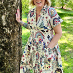 Schnittmuster Kleid im 50er Jahre Stil TULIPA (34-56) : - Sewando