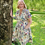 Schnittmuster Kleid im 50er Jahre Stil TULIPA (34-56) : - Sewando