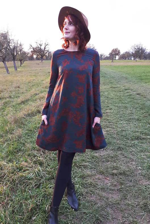 Schnittmuster Kleid, Bluse in A-Linie FEMEA (34-56) : - Sewando