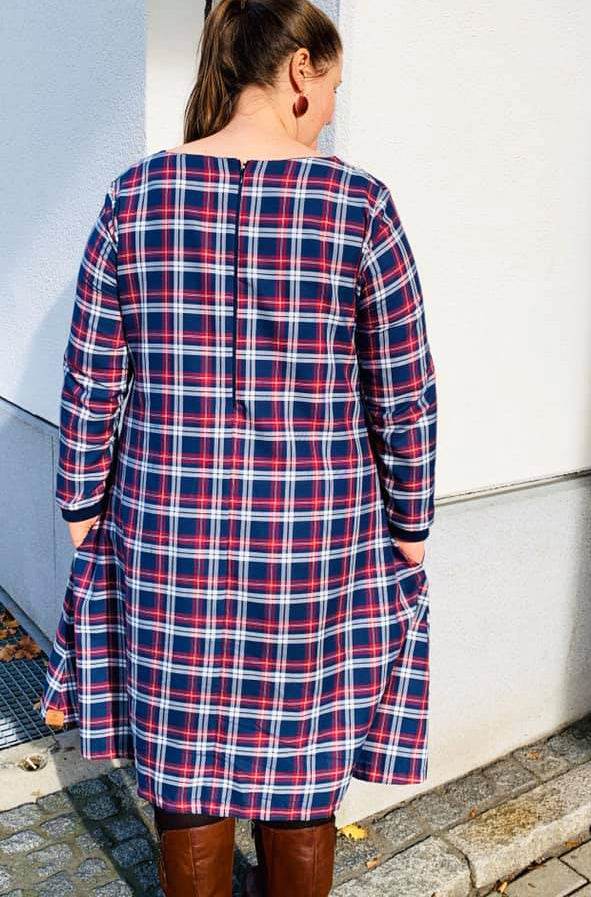 Schnittmuster Kleid, Bluse in A-Linie FEMEA (34-56) : - Sewando