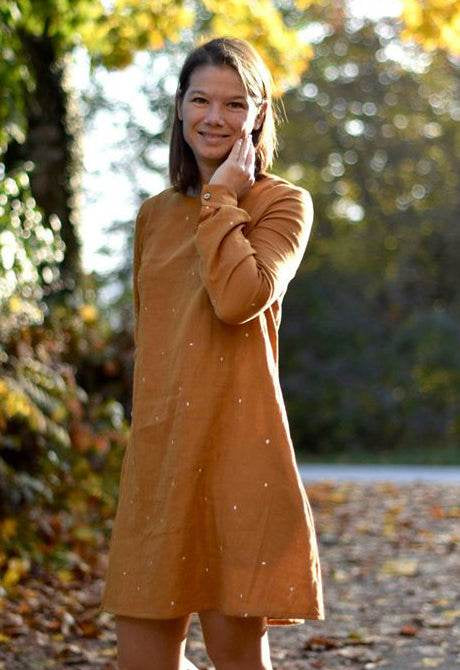 Schnittmuster Kleid, Bluse in A-Linie FEMEA (34-56) : - Sewando