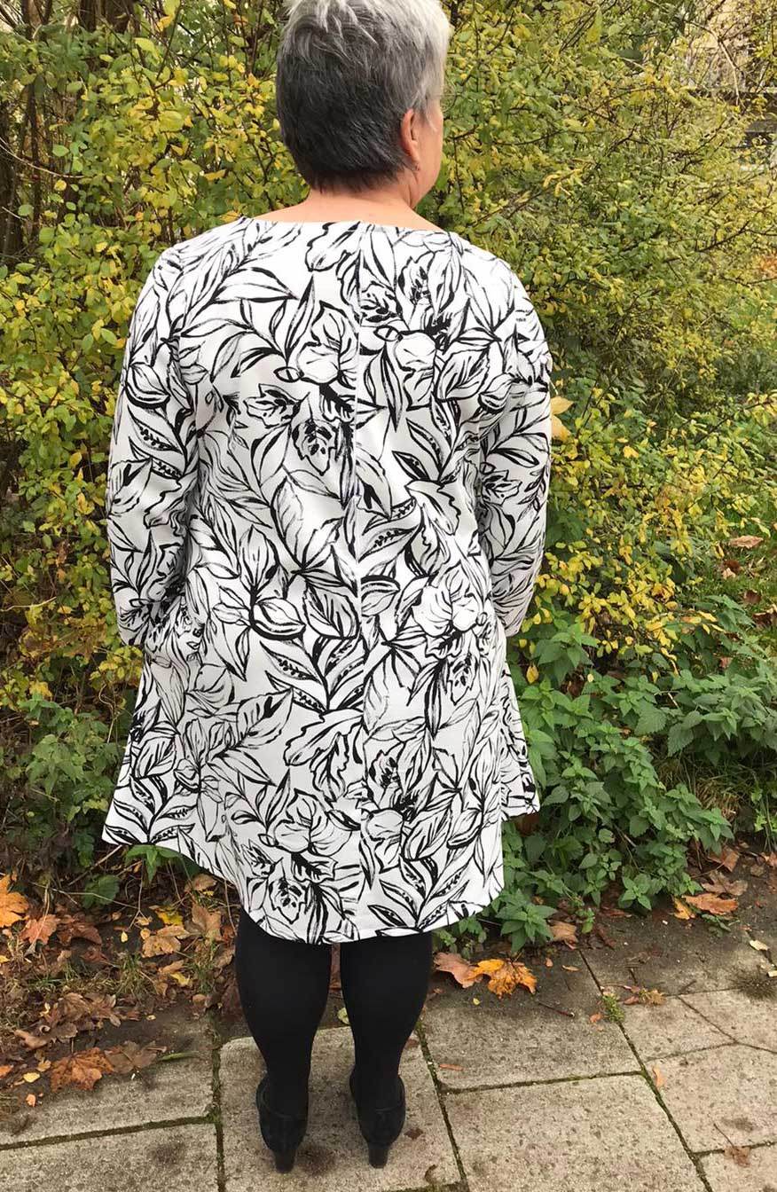 Schnittmuster Kleid, Bluse in A-Linie FEMEA (34-56) : - Sewando