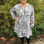 Schnittmuster Kleid, Bluse in A-Linie FEMEA (34-56) : - Sewando
