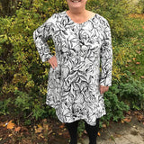 Schnittmuster Kleid, Bluse in A-Linie FEMEA (34-56) : - Sewando