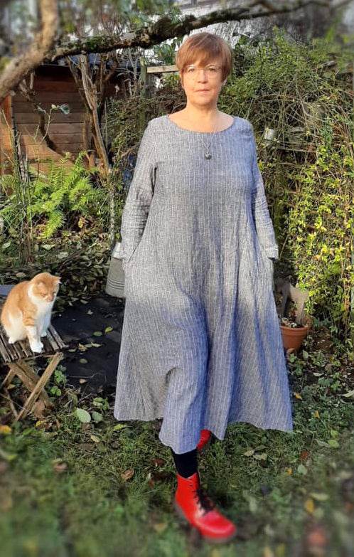 Schnittmuster Kleid, Bluse in A-Linie FEMEA (34-56) : - Sewando