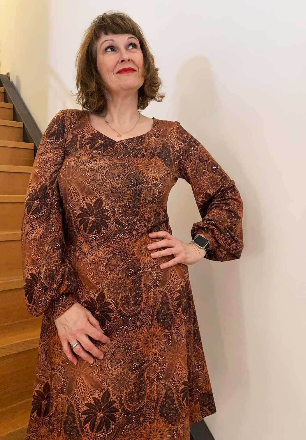 Schnittmuster Varianten-Kleid FLORIANA (32-56): - Sewando
