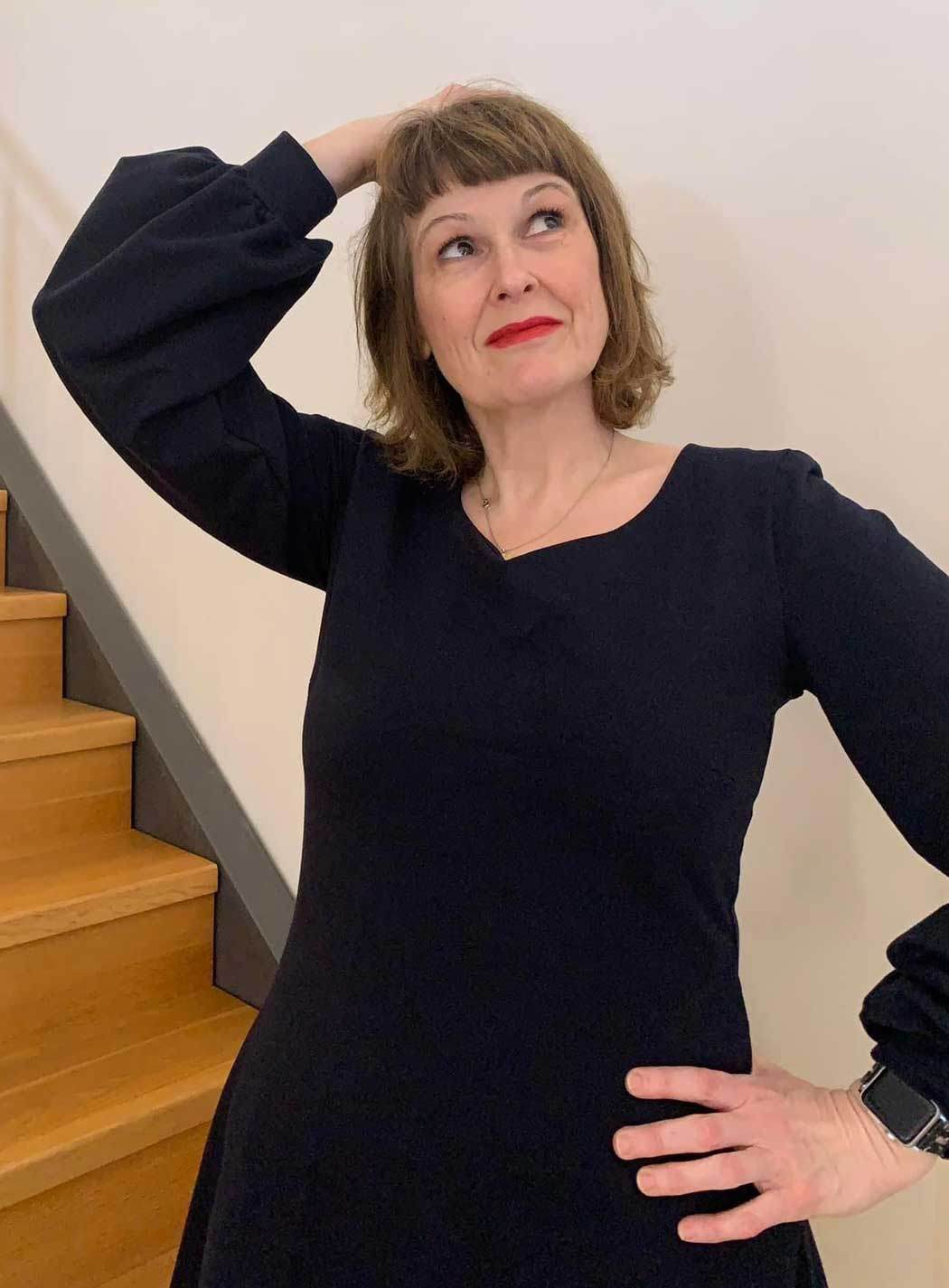 Schnittmuster Varianten-Kleid FLORIANA (32-56): - Sewando