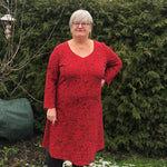 Schnittmuster Varianten-Kleid FLORIANA (32-56): - Sewando