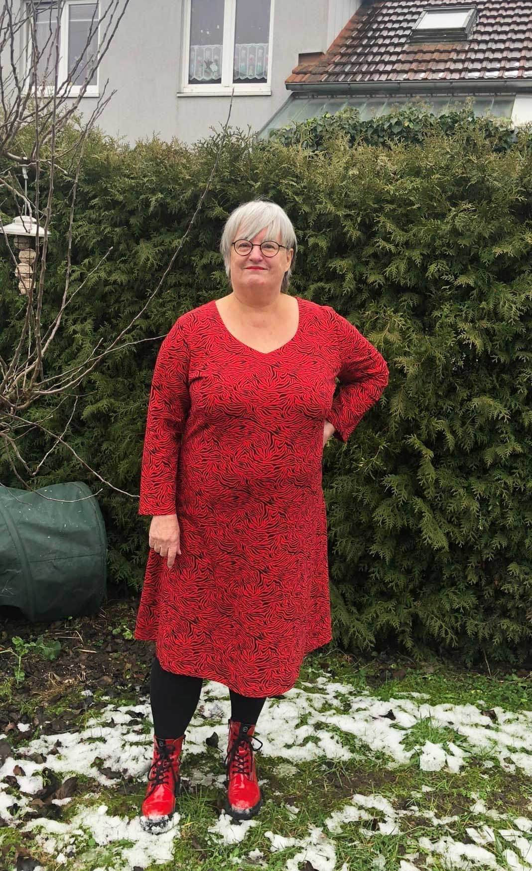 Schnittmuster Varianten-Kleid FLORIANA (32-56): - Sewando