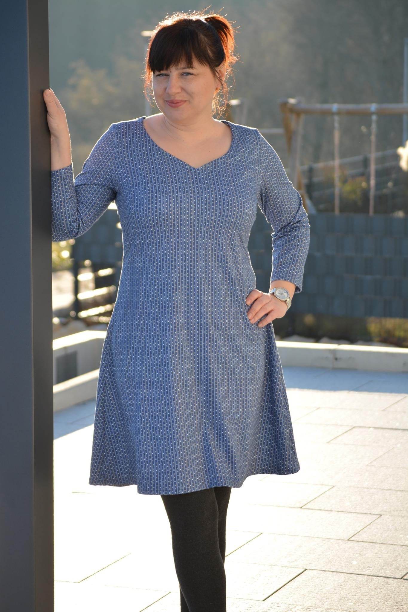 Schnittmuster Varianten-Kleid FLORIANA (32-56): - Sewando