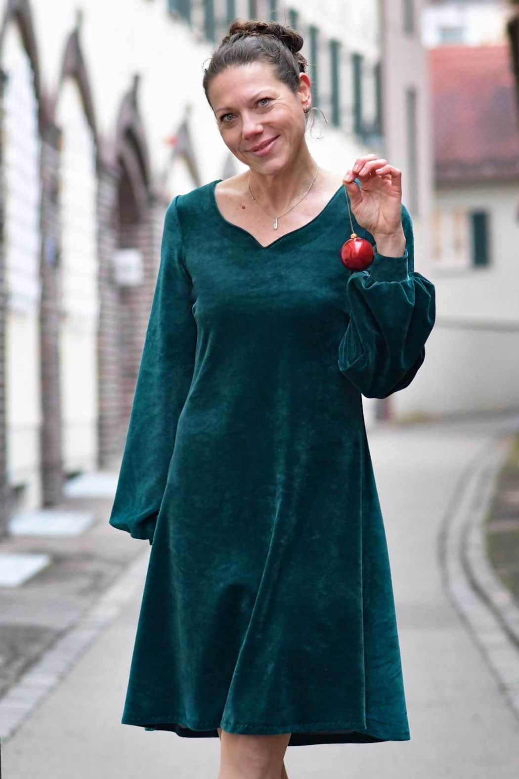 Schnittmuster Varianten-Kleid FLORIANA (32-56): - Sewando