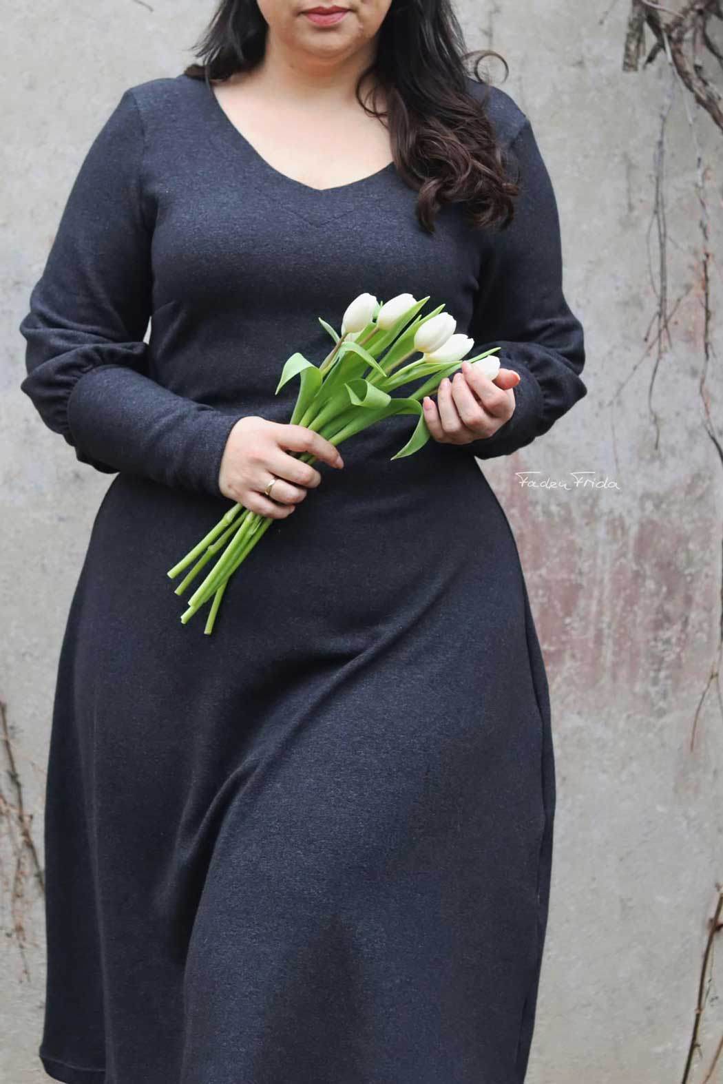 Schnittmuster Varianten-Kleid FLORIANA (32-56): - Sewando