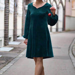 Schnittmuster Varianten-Kleid FLORIANA (32-56): - Sewando