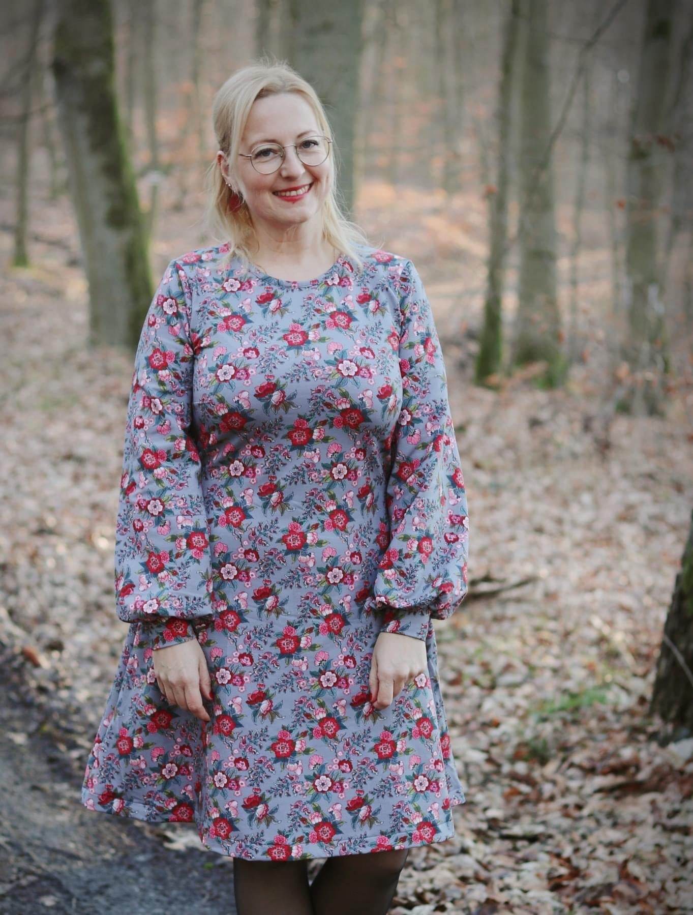 Schnittmuster Varianten-Kleid FLORIANA (32-56): - Sewando