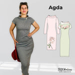 Schnittmuster Kleid Agda Gr. 34-54 | A4- /Großformat-Datei - Sewando