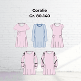 Schnittmuster Kinder Kleid Coralie Gr. 80-140 - Sewando