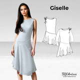 Schnittmuster Damenkleid Giselle Gr. 34-54 - Schnittmuster - A0-/Großformat-Datei - Sewando
