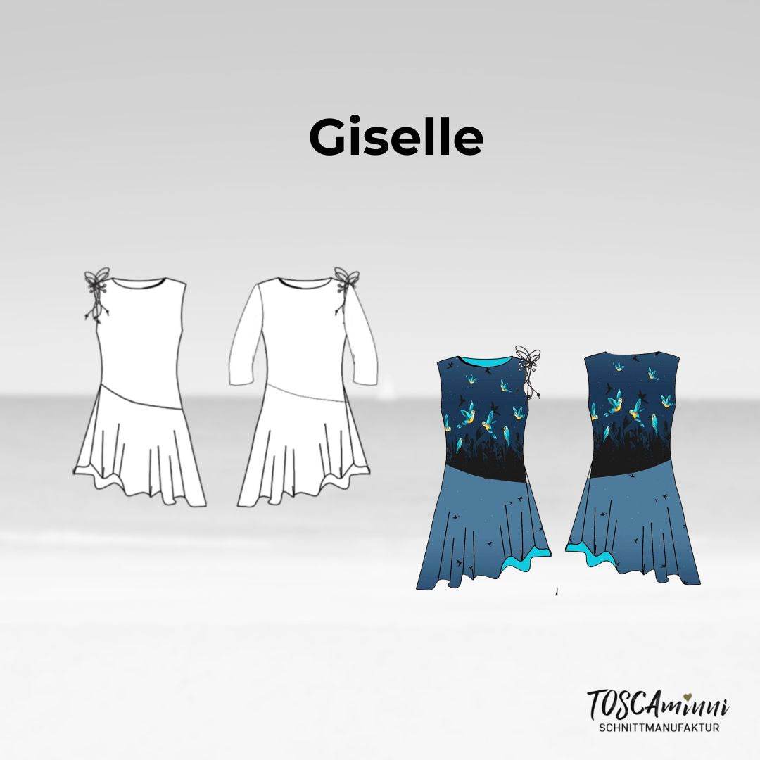 Schnittmuster Damenkleid Giselle Gr. 34-54 - Schnittmuster - A0-/Großformat-Datei - Sewando