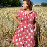 Schnittmuster Hemdblusenkleid BELLA DONA (34-56) : - Sewando