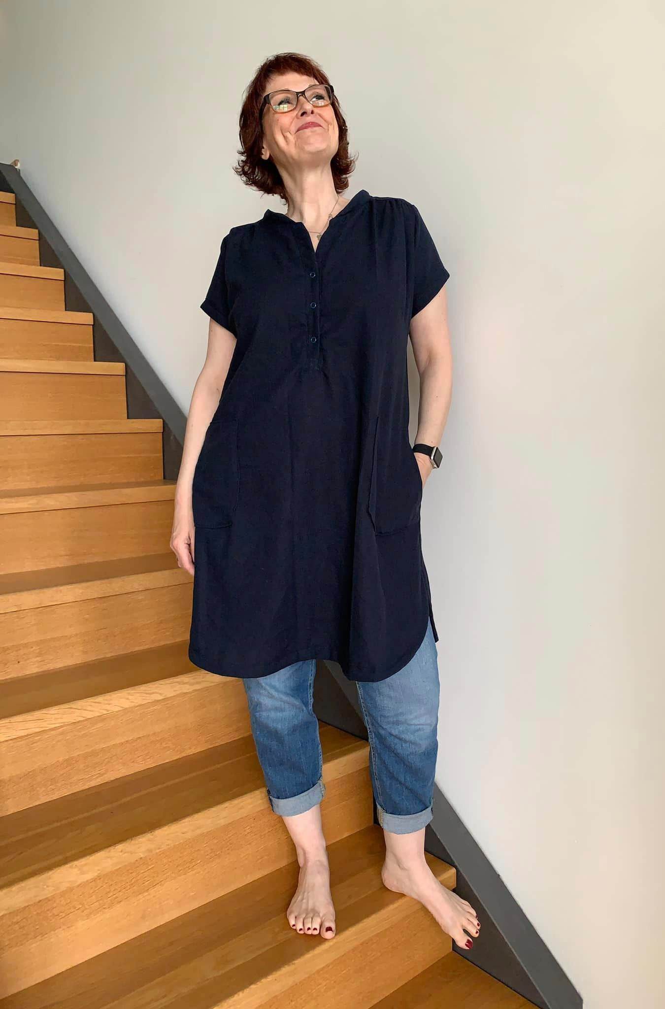 Schnittmuster Blusenkleid CURIOLA (34-56) : - Sewando
