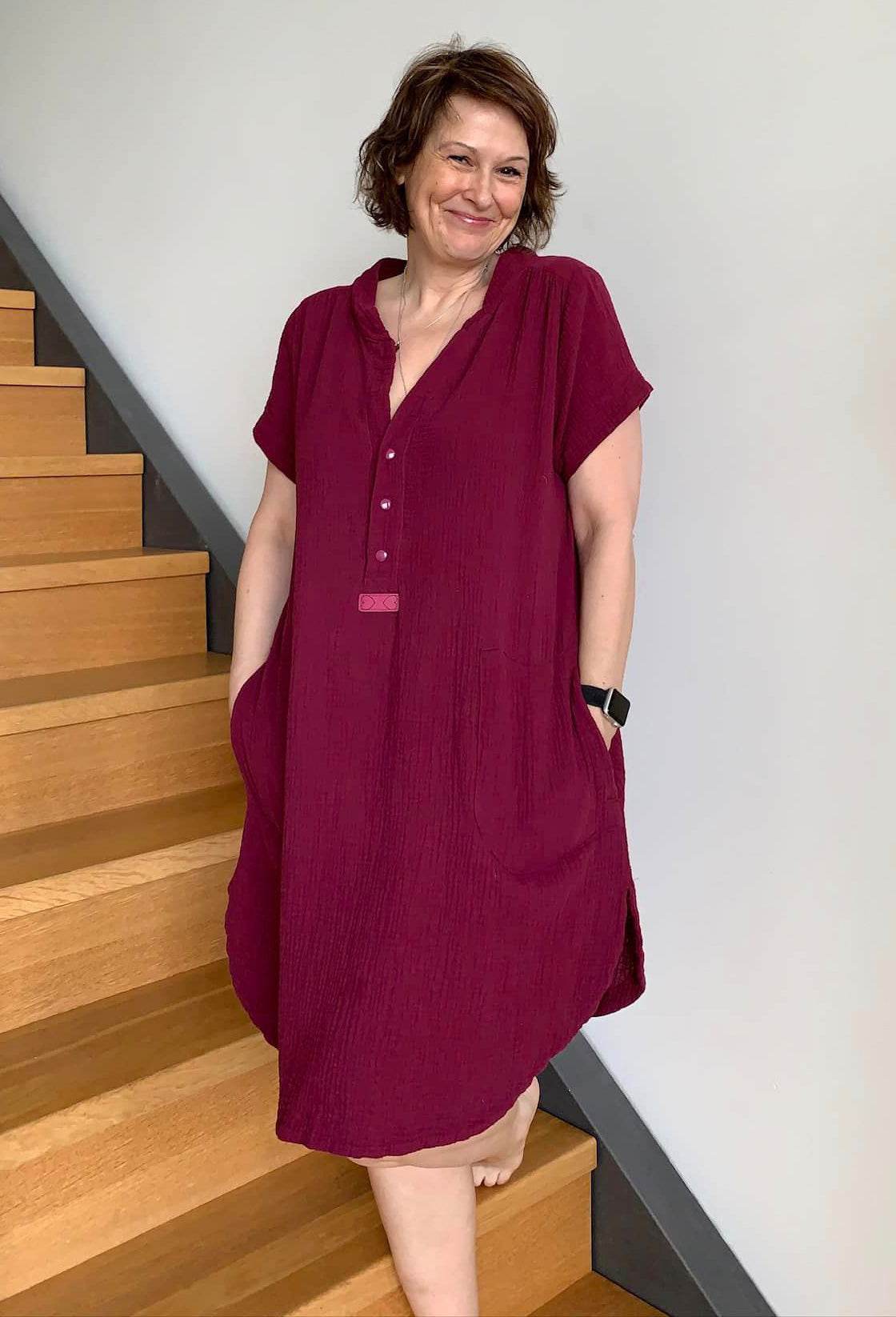 Schnittmuster Blusenkleid CURIOLA (34-56) : - Sewando