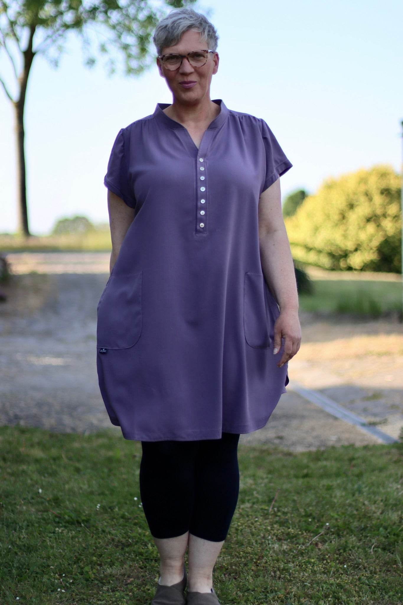 Schnittmuster Blusenkleid CURIOLA (34-56) : - Sewando