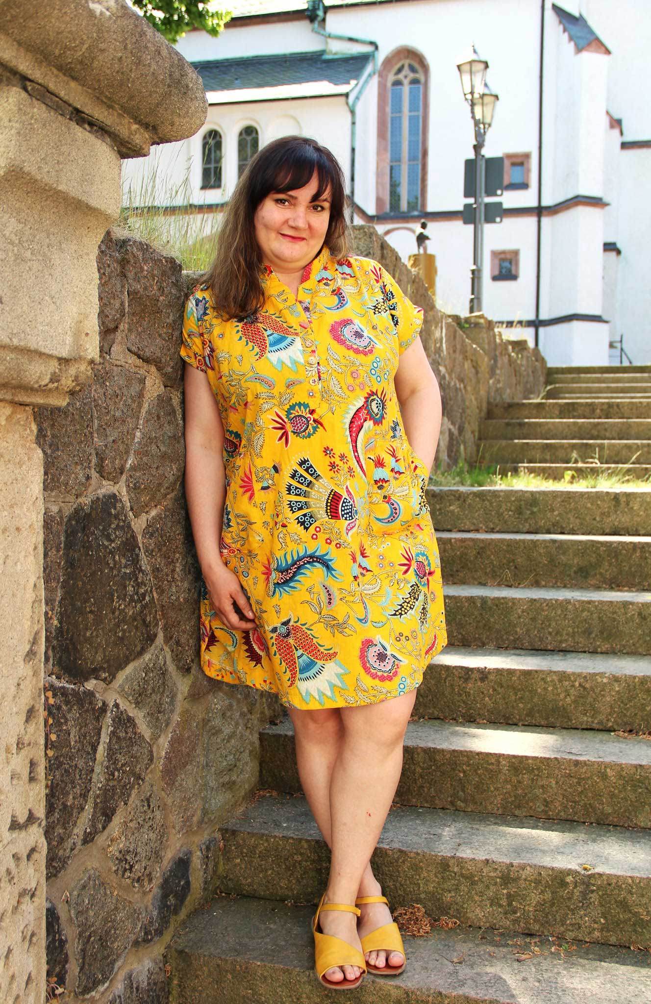 Schnittmuster Blusenkleid CURIOLA (34-56) : - Sewando
