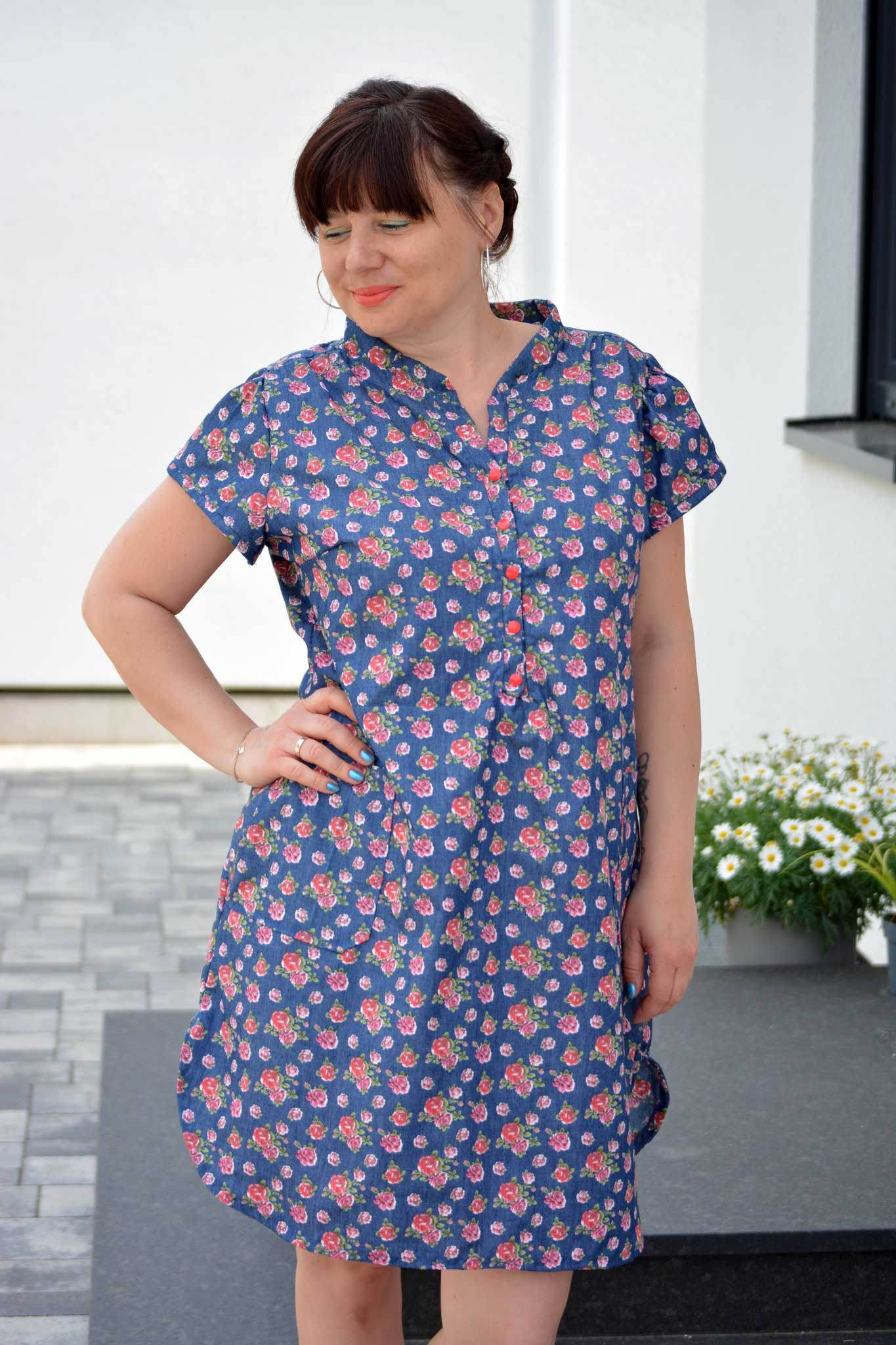 Schnittmuster Blusenkleid CURIOLA (34-56) : - Sewando