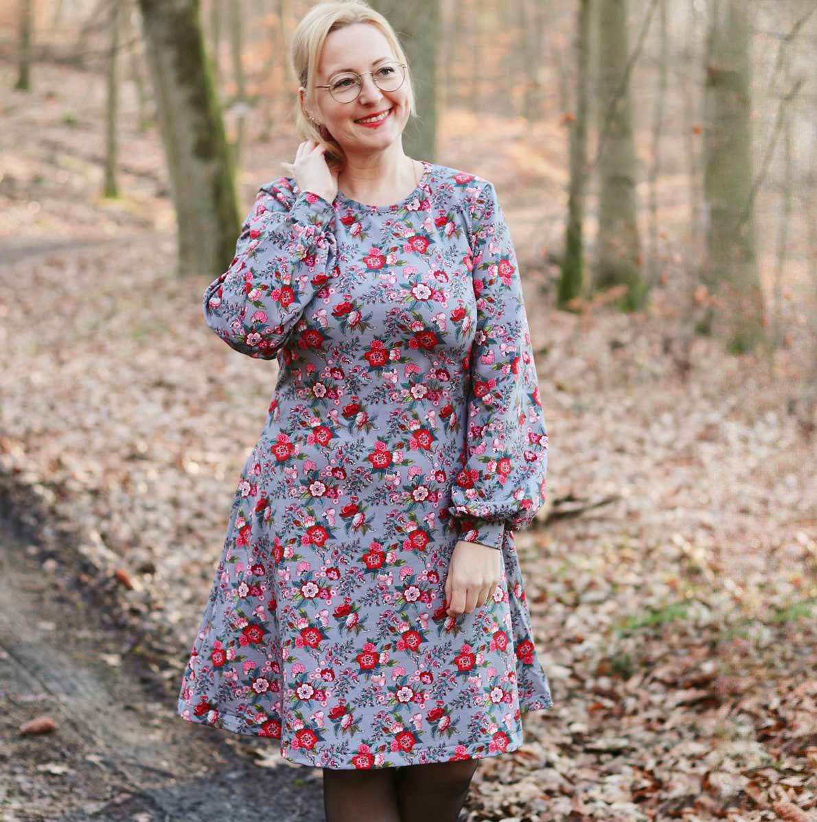 Schnittmuster Varianten-Kleid FLORIANA (32-56): - Sewando