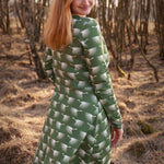 Schnittmuster Kleid mit ausgestelltem Rockteil PETROLINA (32-56) : - Sewando