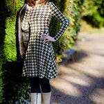Schnittmuster Kleid mit ausgestelltem Rockteil PETROLINA (32-56) : - Sewando