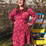 Schnittmuster Kleid mit ausgestelltem Rockteil PETROLINA (32-56) : - Sewando
