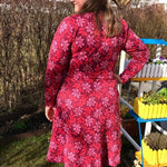 Schnittmuster Kleid mit ausgestelltem Rockteil PETROLINA (32-56) : - Sewando