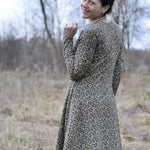 Schnittmuster Kleid mit ausgestelltem Rockteil PETROLINA (32-56) : - Sewando