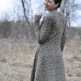 Schnittmuster Kleid mit ausgestelltem Rockteil PETROLINA (32-56) : - Sewando
