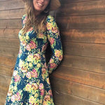 Schnittmuster Kleid mit ausgestelltem Rockteil PETROLINA (32-56) : - Sewando