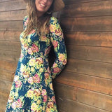 Schnittmuster Kleid mit ausgestelltem Rockteil PETROLINA (32-56) : - Sewando