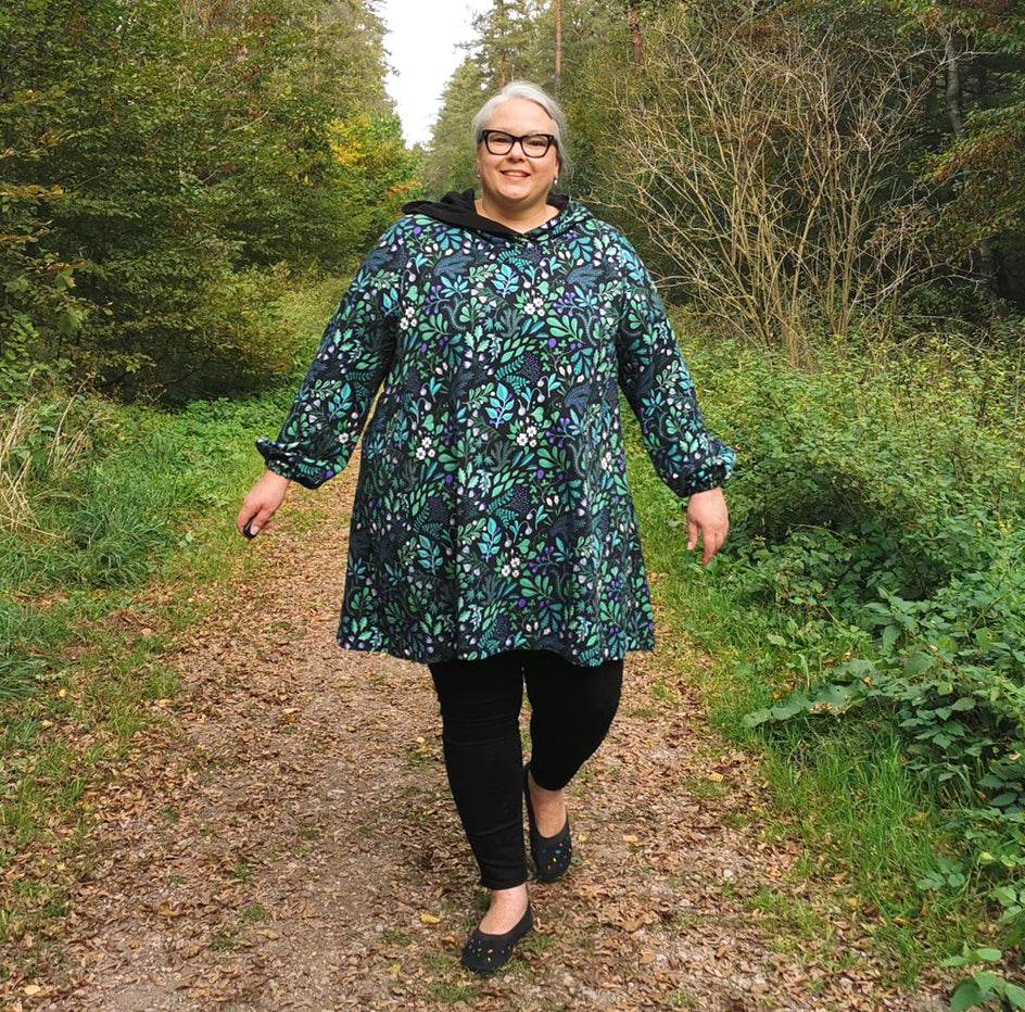 Schnittmuster Kleid Tunika A-Linie DELICIA CURVY (46-60) : - Sewando