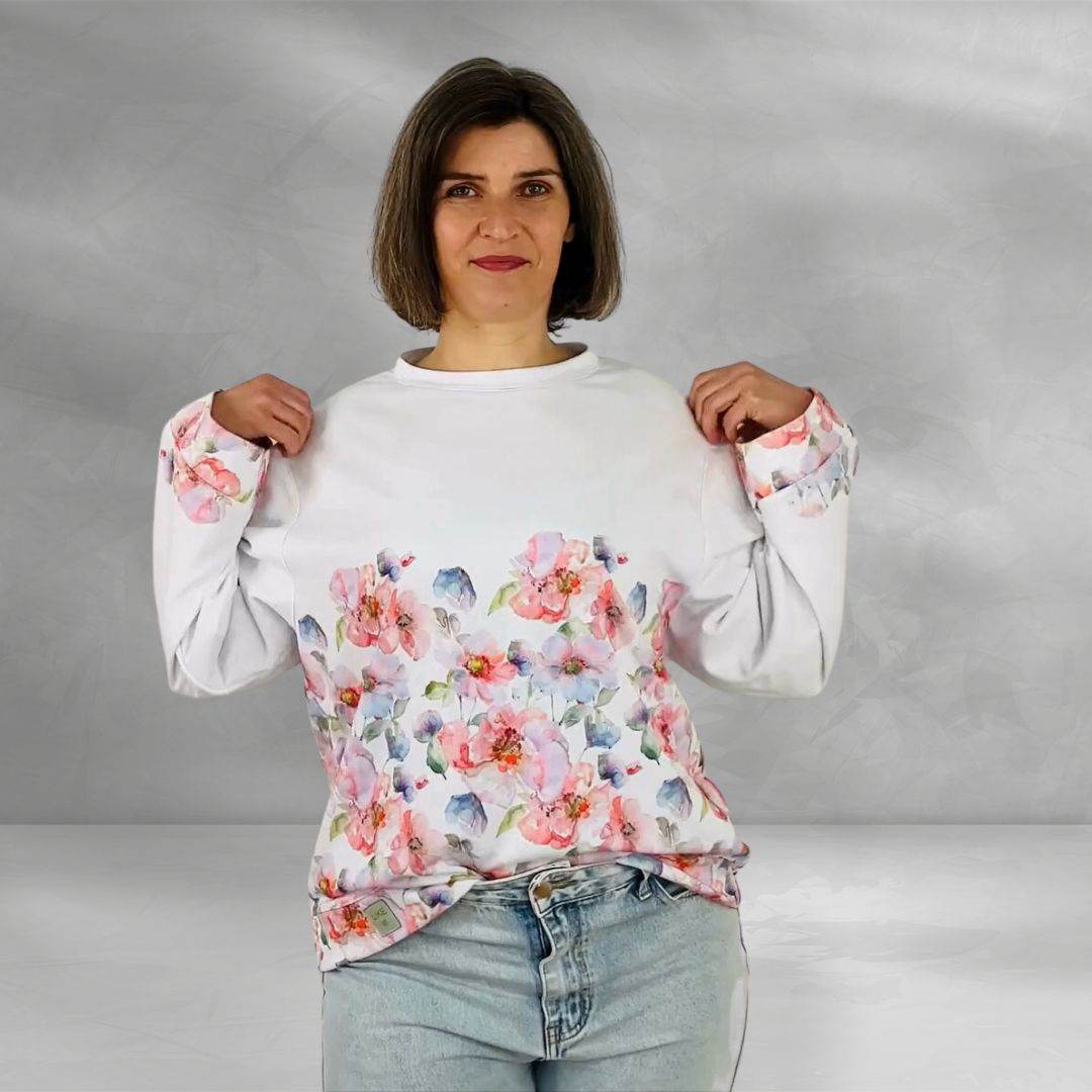 Schnittmuster Damen Sweater Pia Gr. 34-54 - Sewando