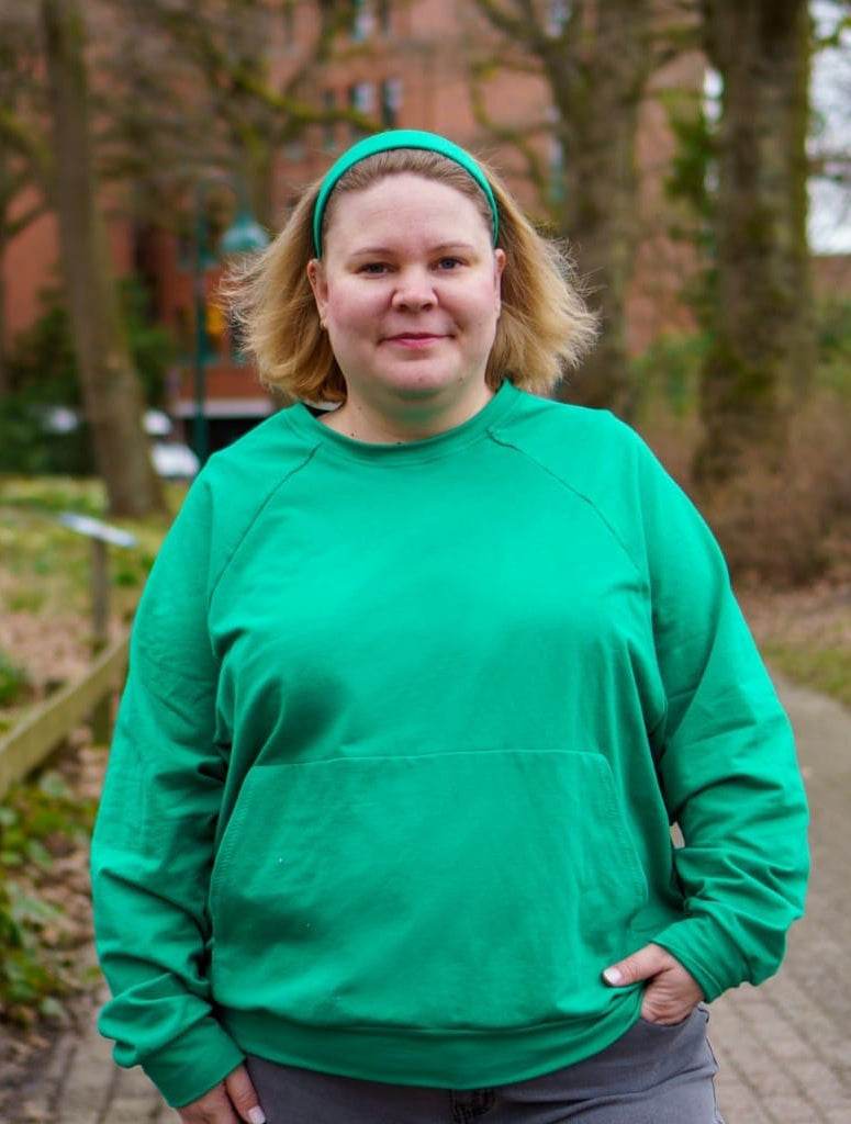 Schnittmuster Oversize Raglan Hoodie AVELA (XXS-5XL) : - Sewando